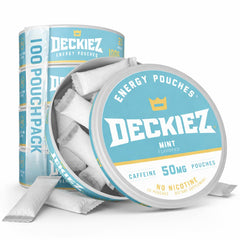 Deckiez front packaging five cans showing product variety and convenience