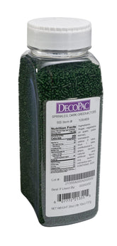 DecoPac front packaging shows 26oz jar and resealable lid for easy storage