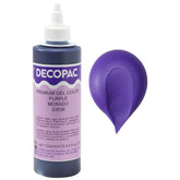 DecoPac purple front packaging showing 8 oz bottle and label benefits