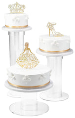 DecoPac crown on cupcakes provides cohesive Quinceañera decoration
