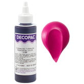 DecoPac bottle front packaging showing pink gel color and brand benefits