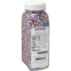 DecoPac front packaging shows 27 oz jar and pastel unicorn colors for easy use