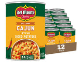 Del Monte front packaging showing can label and pack details, convenient pantry staple