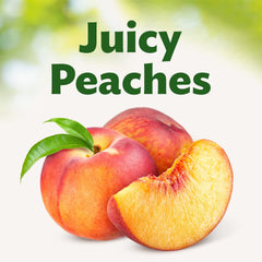 Del Monte close-up of peach slice texture demonstrating tender fruit quality
