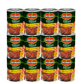 Del Monte front can view showing label and smoky tomato flavor for pantry convenience