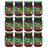 Del Monte front packaging showing 12-pack jars and branding for pantry convenience