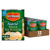 Del Monte front packaging showing cans and convenience benefits