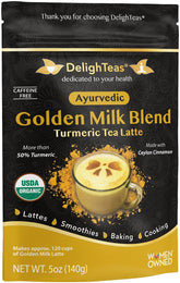 DelighTeas jar front packaging showing label and benefits