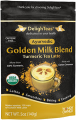 DelighTeas jar front packaging showing label and benefits
