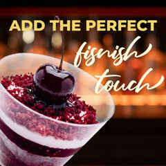 Dellabuona cherries in Manhattan cocktail adding visual appeal