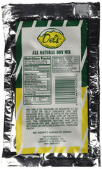 Del's blended frozen lemonade in clear cup showcasing smooth texture and refreshment