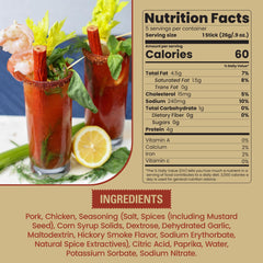 Demitri's pepperoni straw in a Bloody Mary glass demonstrating flavored-sip garnish