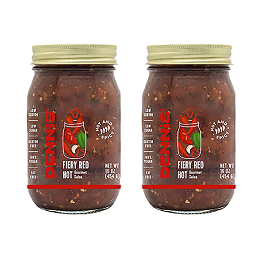 Dennis’ front packaging showcasing jar and brand, highlighting bold flavor