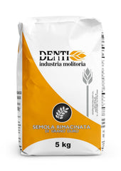 DENTI 5kg bag front packaging showing product name and Italian origin benefit