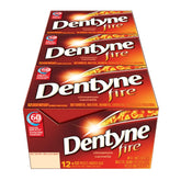 Dentyne Fire front packaging showing brand and spicy cinnamon flavor for bold freshness