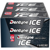 Dentyne front packaging showing bold Arctic Chill freshness benefit