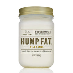 Desert Farms jar front view showing label and 14 oz size, clear product identity and benefit