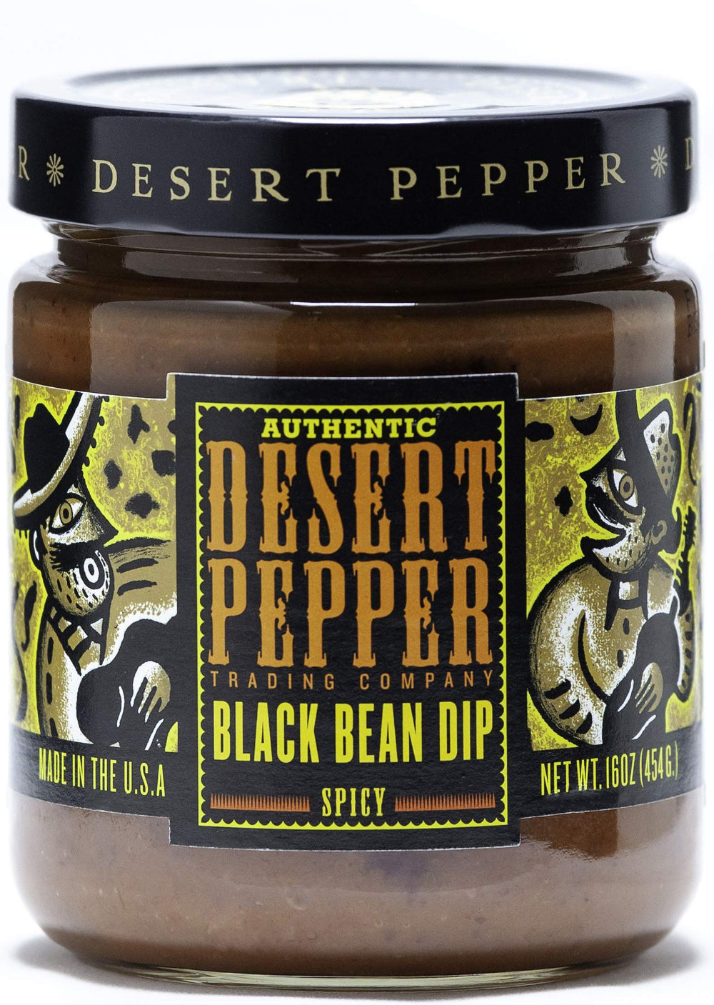 Desert Pepper front jar shot showing label and serving suggestion benefit clarity
