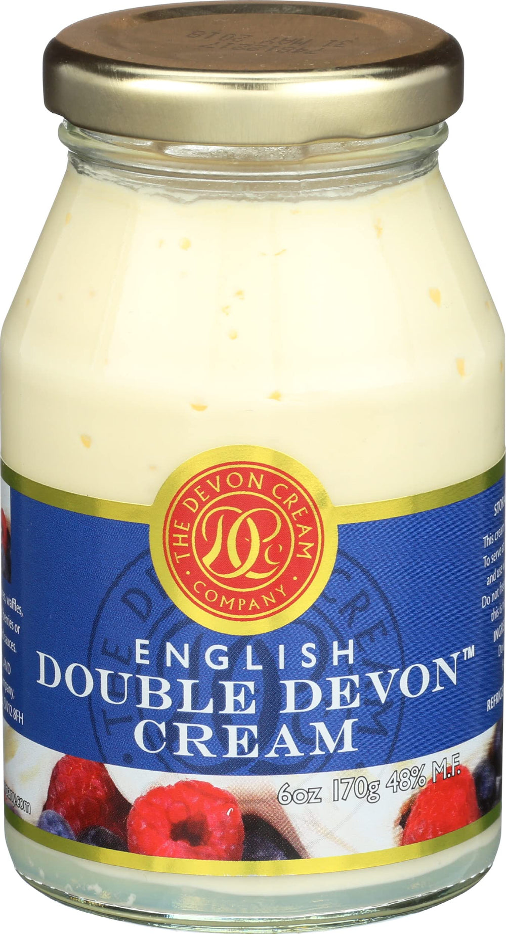 Devon Cream Company jar front view showing packaging and 6 oz size benefit