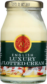 Devon Cream Company front jar view showing label and easy-spread benefit