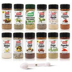 D.F. LUXURY front packaging showing all 12 spices and gift box, great for gifting