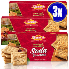 Diamond Bakery front packaging showing three 13oz boxes and branding, conveys pantry-ready convenience