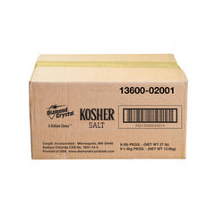 Diamond Crystal front packaging showing label and size for easy identification and storage