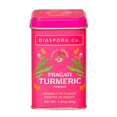 Diaspora Co front packaging showing label and freshness benefit