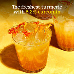 Diaspora Co measured spoon of turmeric demonstrating easy portioning