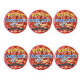 Dickies peanut patties front packaging showing six 2.5 oz patties and label benefit