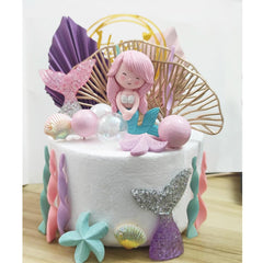 DiDida cake in use with mermaid display for photos