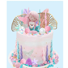 DiDida mermaid front figure on cake adding charm