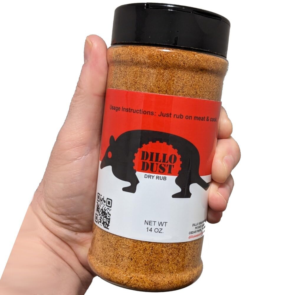 Dillo jar front label showing brand and clear seasoning benefits