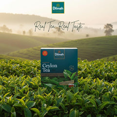 Dilmah brewed steaming cup of black tea offering rich flavor