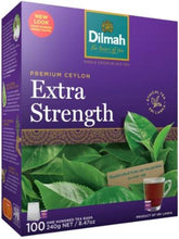 Dilmah front packaging showing 100 tea bags and brand clarity