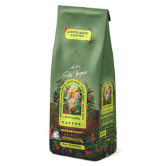 Dios Mio front of bag showing brand and premium Colombian origin for confident purchase