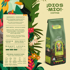Dios Mio resealable zipper detail preserving freshness and easy daily use