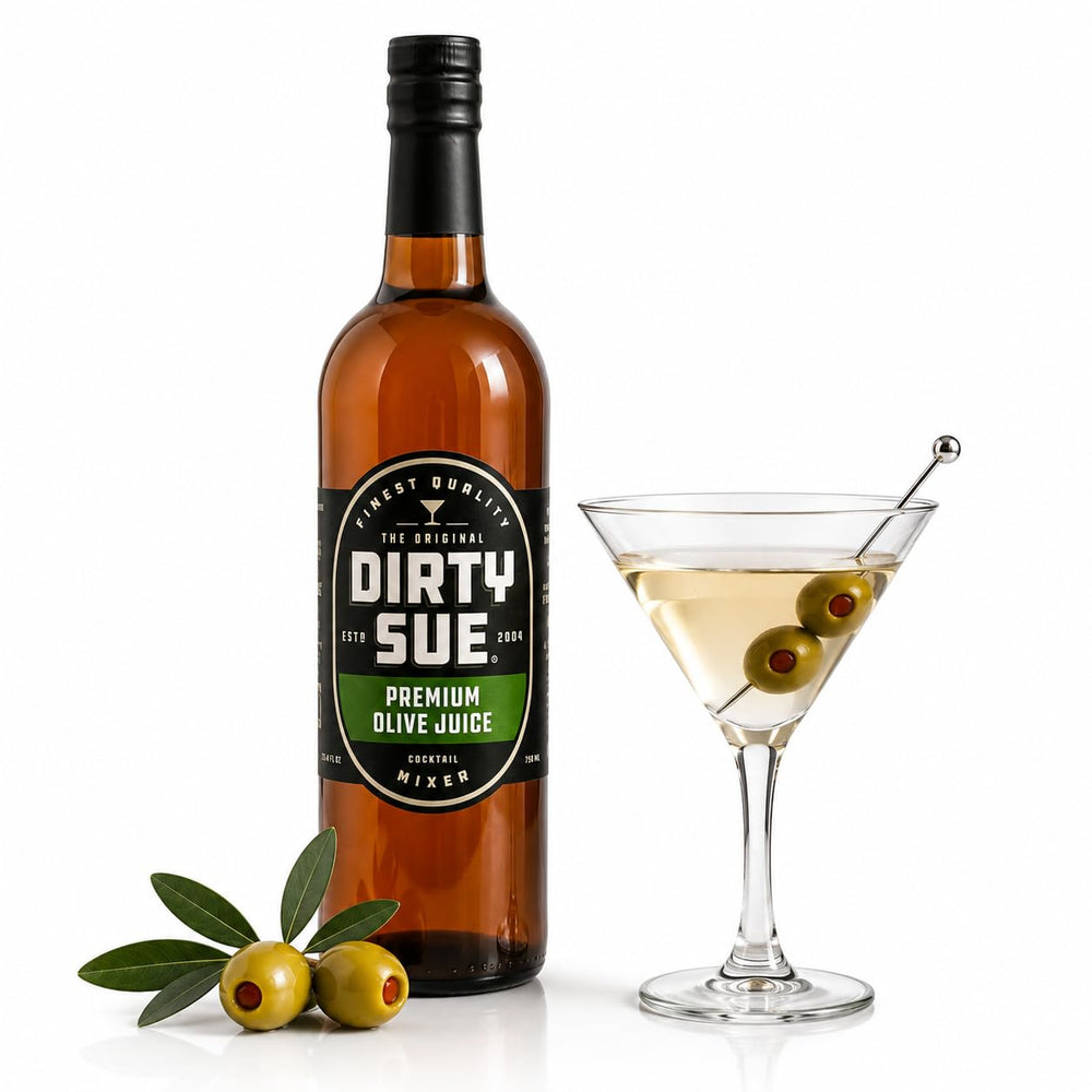 Dirty Sue front bottle showing branding and size for quick identification