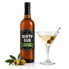 Dirty Sue front bottle showing branding and size for quick identification