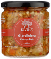 Divina jar front view showing product and serving suggestion benefit