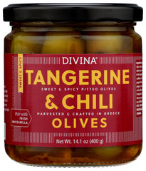 Divina jar front view showing label and 14.1 oz size, appealing for shoppers