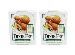 Dixie Fry front packaging showing two 10 oz boxes and clear branding for easy identification