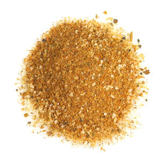 Dizzy Pig rub texture in jar revealing coarse blend that caramelizes and seasons evenly