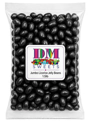 DM Sweets close-up of a jumbo bean texture and glossy finish highlighting chewy satisfaction