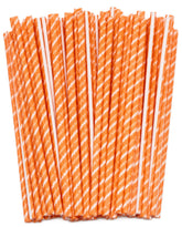 DM Sweets front packaging showing 100-count orange candy straws and easy sharing