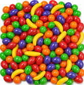 DM Sweets front packaging showing one-pound bag and colorful fruit shapes