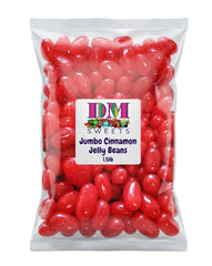 DM Sweets close-up of bean texture highlighting chewiness and intense cinnamon flavor