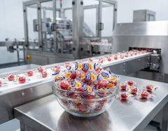 DM Sweets single individually wrapped piece for hygiene and easy sharing benefit: convenient portion