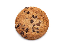 Doctor Rockers cookie slice size comparison illustrating serving scale and portion control benefit