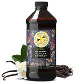 DOCTOR VANILLA ARTISANAL front bottle showing 16 oz organic vanilla extract for long-lasting use